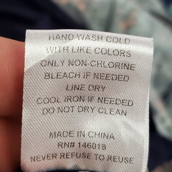 Lost + Wander Womens Prairie‎ Dark Cottagecore Floral Dress Size 2X Puff Sleeve - Picture 10 of 14